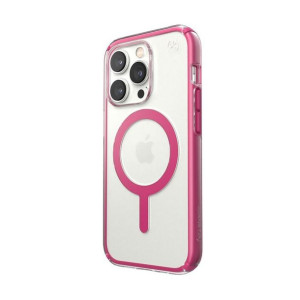 - Etui iPhone 14 Pro z powłoką MICROBAN (Clear / Digital Pink)