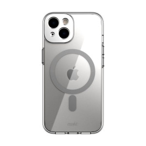 Moshi iGlaze MagSafe - Etui iPhone 14 Plus (Silver)