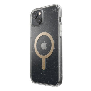 Speck Presidio Perfect-Clear with Glitter + MagSafe - Etui iPhone 14 Plus z