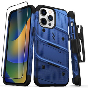 ZIZO BOLT Series-Pancerne etui iPhone 14 Pro Max ze szkłem 9H + uchwyt