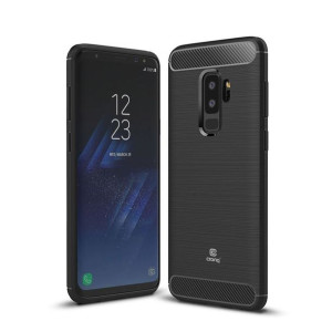 Crong Soft Armour Cover - Etui Samsung Galaxy S9+ (czarny)