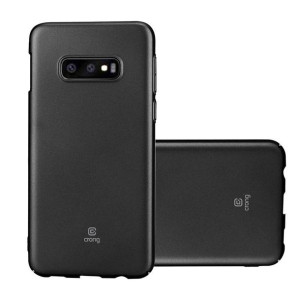 Crong Smooth Skin - Etui Samsung Galaxy S10e (czarny)