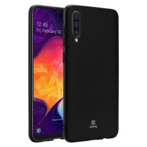 Crong Smooth Skin - Etui Samsung Galaxy A30s / A50 / A50s (czarny)