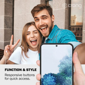 Crong Color Cover - Etui Samsung Galaxy S20+ (czerwony)