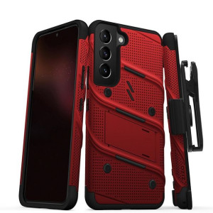 ZIZO BOLT Series - Pancerne etui Samsung Galaxy S22 ze szkłem 9H + uchwyt