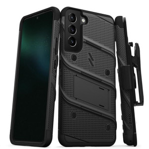 ZIZO BOLT Series - Pancerne etui Samsung Galaxy S22+ ze szkłem 9H + uchwyt