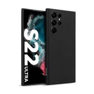 Crong Color Cover - Etui Samsung Galaxy S22 Ultra (czarny)