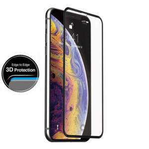 Szkło ochronne hartowane iPhone 11 Pro Max / Xs Max (Transparent/ Black)