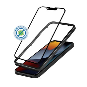 Szkło hartowane 9H na cały ekran iPhone 13 mini + ramka instalacyjna