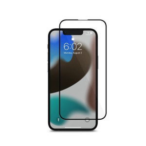 Elastyczne szkło hybrydowe iPhone 13 mini (czarna ramka)