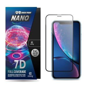 Szkło hybrydowe 9H na cały ekran iPhone 11 / iPhone XR