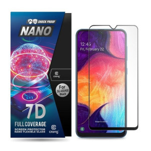 Szkło hybrydowe 9H na cały ekran Samsung Galaxy A30 / A50 / A50s