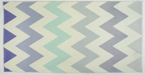 Dywan z nadrukiem w zygzaki MELODY 80x140 WZ3 wielokolorowy
