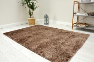 Dywan z przędzy VELVET 70X140 jasnobrązowy