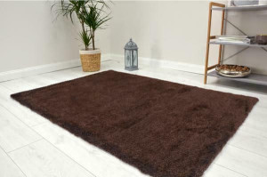 Dywan z przędzy VELVET 60X110 ciemnobrązowy