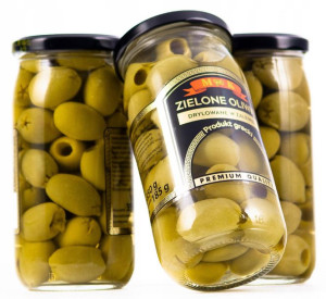 Greckie zielone oliwki drylowane wyjątkowe słoik