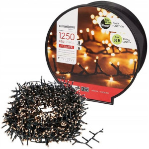 Lampki Choinkowe 1250 Led 25m Łańcuch Świąteczny