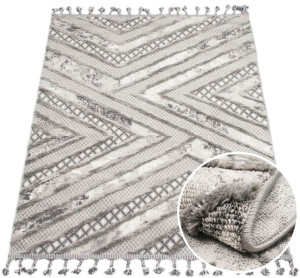 Dywan Boho Zeugma 02 szary 80x150