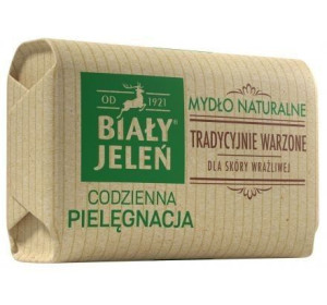 Biały Jeleń Codzienna Pielęgnacja Mydło naturalne tradycyjnie warzone w kos