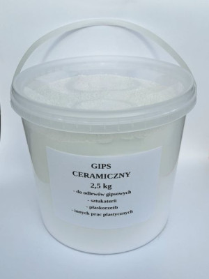 Gips ceramiczny do odlewów 2,5 kg