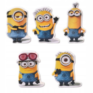 Figurka Na Tort Minionki Figurki Płaskie-zestaw