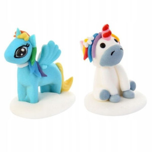 Figurka Na Tort My Little Pony i Jednorożec-Zestaw