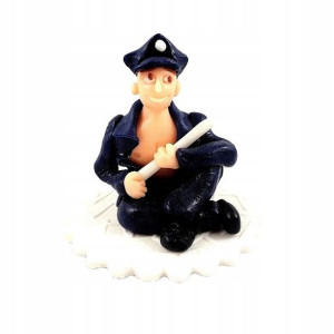 Figurka Na Tort Policjant Dla Kobiety Na Panieński