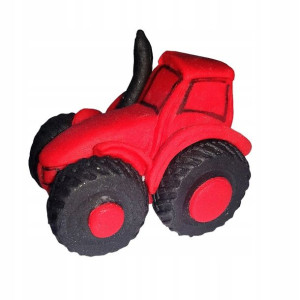 Figurka Na Tort z Cukru Traktor Czerwony