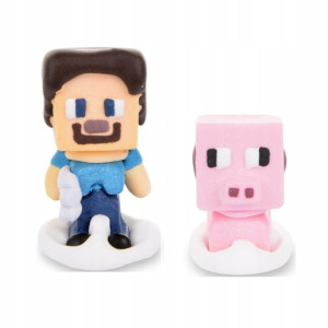Figurki Figurka Na Tort Minecraft Z Cukru-zestaw