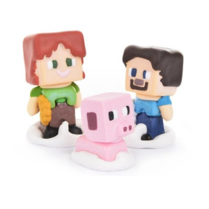 Figurki Figurka Na Tort Minecraft Z Cukru-zestaw
