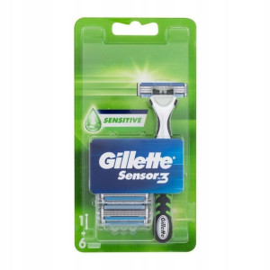 Sensor3 Sensitive maszynka do golenia + wymienne ostrza 6szt