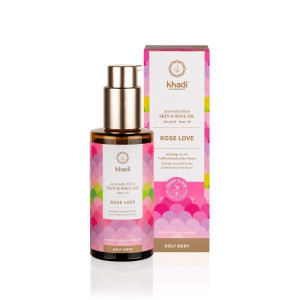 Khadi Skin & Soul  Rose Love 100ml odżywczy olejek do ciała