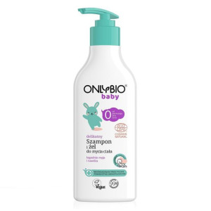 OnlyBio Baby 300ml delikatny szampon i żel do mycia ciała od 1. dnia życia