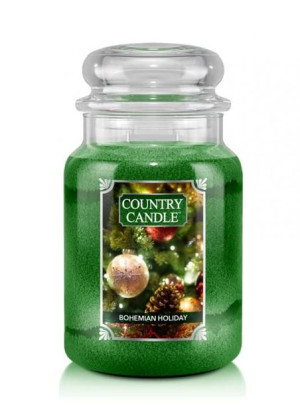 Duża świeca zapachowa z dwoma knotami Bohemian Holiday 680g