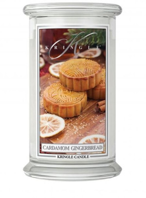 Duża świeca zapachowa z dwoma knotami Cardamom Gingerbread 623g