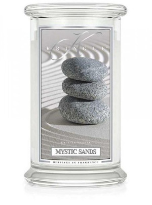 Duża świeca zapachowa z dwoma knotami Mystic Sands 623g