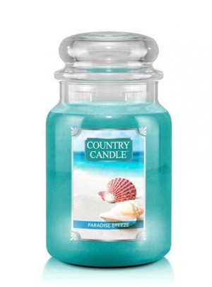 Duża świeca zapachowa z dwoma knotami Paradise Breeze 680g