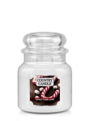 Średnia świeca zapachowa z dwoma knotami Candy Cane Lane 453g