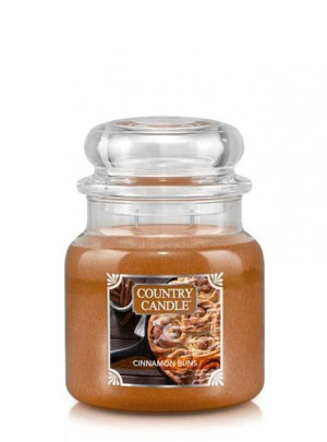 Średnia świeca zapachowa z dwoma knotami Cinnamon Buns 453g
