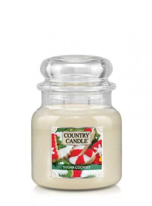 Średnia świeca zapachowa z dwoma knotami Sugar Cookies 453g