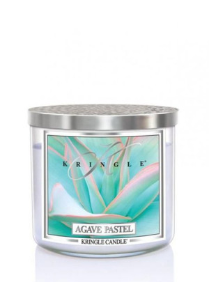 Tumbler świeca zapachowa z trzema knotami Agave Pastel 411g