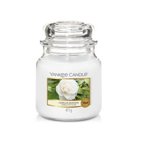 YANKEE CANDLE_Med Jar średnia świeczka zapachowa Camellia Blossom 411g