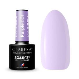 Claresa Soak Off UV/LED Purple 601 5g lakier hybrydowy