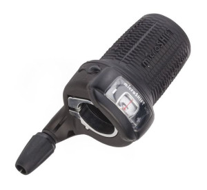 Manetka MICROSHIFT INTER 3, Prawa, 3.rzędowa, Kompatybilna z Shimano, Twist