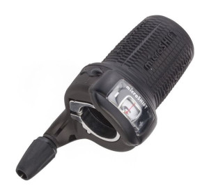 Manetka MICROSHIFT INTER 8, Prawa, 8.rzędowa, Kompatybilna z Shimano, Twist