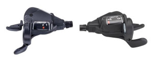 Manetki MICROSHIFT MEZZO, Para, 8.rzędowe(2x8), Kompatybilne z Shimano, Thu