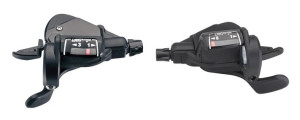 Manetki MICROSHIFT MEZZO, Para, 8.rzędowe(3x8), Kompatybilne z Shimano, Thu