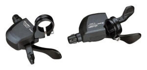 Manetki MICROSHIFT XLE, Para, 10.rzędowe(2x10), Kompatybilne z Shimano, Xpr