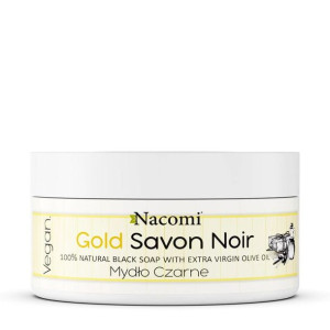 Nacomi Savon Noir 125g czarne mydło Gold