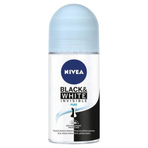 Nivea Invisible Black&White Pure 50ml antyperspirant w kulce 48H